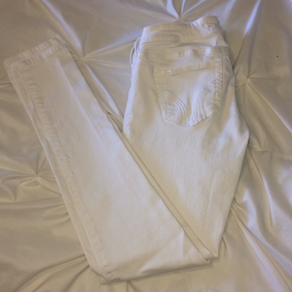 Hollister Super Skinny White Jeans
